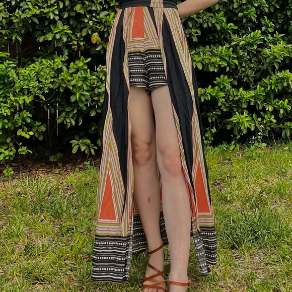 EUC Romper with Maxi Skirt Attached - Picture 3 of 3